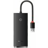 Baseus Lite Series HUB 4portový (USB-A až 4xUSB-A 3.0) 0,25 m černý (WKQX030001)