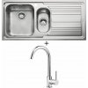 Franke LLX 651/2 + Deante ASTER BCA 062M chróm