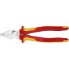Knipex 02 06 225 VDE silové kombinované kliešte, 225 mm, DIN ISO 5746, DIN EN 60900; 02 06 225