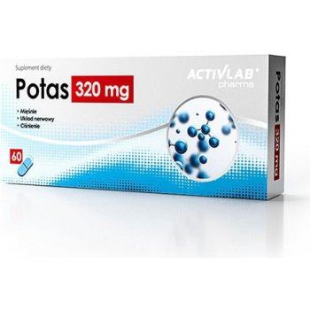 ActivLab Pharma Potassium 320 mg draslík 60 kapsúl