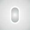 ESMIRA M-ELLIPSE-80x40-01-3000K Nástenné zrkadlo s LED podsvietením 20W, 80x40cm, 3000K
