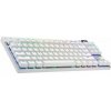 Logitech G PRO X TKL LIGHTSPEED - herná klávesnica, Tactile, biela, US 920-012148