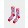 Happy Socks Elton John Striped (red) 36-40, červená