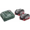 Metabo Basic-Set 2 x LiHD 5.5 Ah akumulátor do náradia a nabíjačka, 5.5 Ah LiHD, 685122000; 685122000