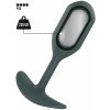 ToyJoy Buttocks Athlete Weighted Plug Grey 230gr análny kolík