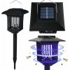 Bluegarden Bluegarden, LED solárna lampa proti hmyzu 15x15x27 cm J-22, čierna, OGR-02107