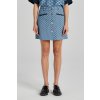 SUKŇA GANT MONOGRAM JACQUARD MINI SKIRT SALTY SEA