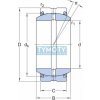 SKF GE 60 ES-2RS kĺbové ložisko oceľ/oceľ