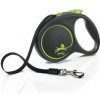 Vodítko FLEXI Black Design L opasok 5m/50kg zelená
