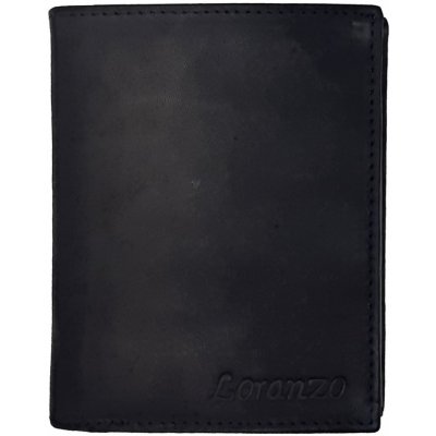 Loranzo pánska kožená peňaženka čierna