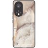 Picasee silikónový čierny obal pre Honor 50 5G - Cream marble