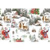 PVC obrus VIANOČNÁ ZIMA 120 x 140 cm