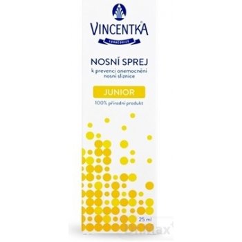 Vincentka Junior nosný sprej 25 ml