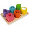 Drevené vkladacie puzzle Tvary a zvuky