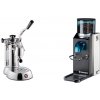 La Pavoni Stradivari Professional Lusso + Rancilio Rocky Doserless