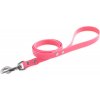Firedog BioThane Vodítko 19 mm 1,2 m s rúčkou ružové
