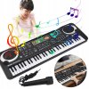 ELEKTRONICKÁ PIANINO KLÁVESNICA, PRE ZAČIATOČNÍKOV, DETI, 61 KLÁVES