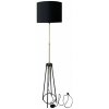 Candellux Stojacia lampa TEGOLA 1xE27/60W/230V čierna/zlatá CA0657 + záruka 3 roky zadarmo + záruka 3 roky zadarmo