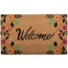 Clayre & Eef Kokosová rohožka s nápisom Welcome - 75*45*1 cm - Clayre & Eef