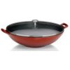 Wok s pokrievkou liatinový CALIDO 36 cm
