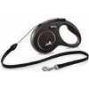 Vodítko FLEXI Classic NEW S lanko 5m/12kg černá