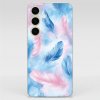 4NewCase - Kryt pre SAMSUNG - Galaxy S24 Plus - SILIKÓN - Feathers - 1001720500053