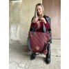 Laura Biaggi kabelka na rameno DX-322183-bordo Bordová