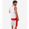 KIT POWER INTERLOCK basketbalový set biela-červená XS