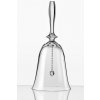 Crystalex Sklenený zvonček ANGELA 18 CM