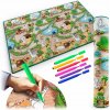 Ricokids Rolovaná penová podložka na vyfarbovanie RK 343