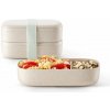 Lunch Box Lékué To Go Organic - Krémový