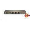 Tenda TEG1024F - 22-portový gigabitový ethernetový prepínač + 2x Combo SFP/RJ45, 10/100/1000 Mb/s, bez ventilátora, sto TEG1024F