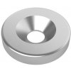 Neodymový magnet s 4mm otvorom, ⌀15x3mm, N35