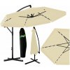 Prehozynapostel Záhradný slnečník s LED osvetlením 3 m - priemer 300 cm BEIGE CHOGAO1503-BEIGE