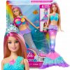 Bábika Barbie Malibu Morská panna s trblietavými svetielkami