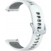 VSETKONAMOBIL 132386 SPORTY Vymeniteľný silikónový remienok Coros Pace 4 WHITE-GREY