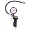 Hustič pneu s manometrom, rýchlospojka 1/4