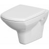 Cersanit Carina wc misa s pomaly sa sklápajúcim sedadlom závesné bez oplachovacieho kruhu biela K701-033