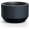 PROSPERPLAST Kvetináč s vkladem HEOS antracit 29,8cm