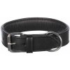 Trixie Obojok ACTIVE kožený, čierny 55-65cm/40mm