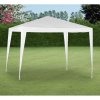 ProGarden Záhradný altánok 3 x 3 m, biela, v. 245 cm