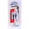 ENERGIZER USB kábel, USB-C - USB-C, 1,2m, ENERGIZER, čierna