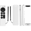 General APPLE TV 4K SIRI REMOTE 2021, TV 4K SIRI REMOTE 2022 silikónový obal - farba fluorescenčná biela