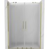 Mexen Velar Duo posuvné sprchové dvere 150 cm, matné, zlaté - 871-150-000-32-50