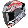 Prilba Scorpion EXO-R1 Evo Air Zaccone Replica Silver Black Red Veľkosť: M (57-58 cm)