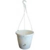 Závesný kvetináč + hák ONDINE 6L - biely