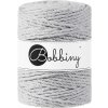 Bobbiny 3PLY Macramé Rope 5 mm 100 m Light Grey Špagát