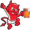 Samolepka Auto Motor Diabol Pivo Rybnik