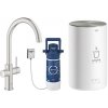 Drezová batéria GROHE Red s výpusťou supersteel 30083DC1