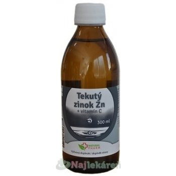 Natural Pharm Tekutý zinok Zn + Vitamín C 300 ml od 6 € - Heureka.sk